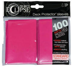 Ultra Pro Standard Size PRO-Matte Eclipse Sleeves - Hot Pink - 100ct